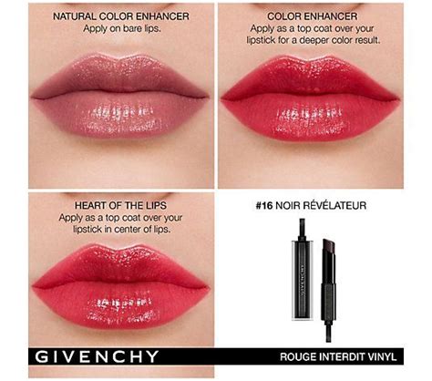 givenchy rouge interdit vinyl douglas|Givenchy rouge interdit temptation black.